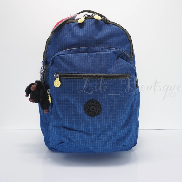 Kipling Seoul Backpack Laptop Travel Bag KI6363 Polyester Worker Blue Multi $134 Kipling Seoul Backpack Laptop Travel Bag KI6363 Polyester  main image 3